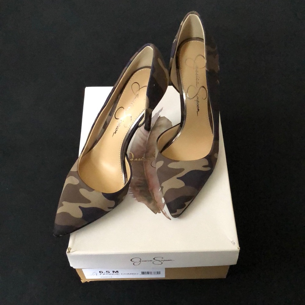 Army Fatigue High Heels